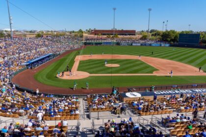 Camelback Ranch view, 2025 Spring Training