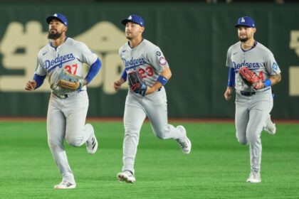 Teoscar Hernández, Michael Conforto, Andy Pages, Dodgers win, Tokyo Series