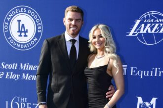 Freddie Freeman, Chelsea Freeman, 2022 Los Angeles Dodgers Foundation Blue Diamond Gala