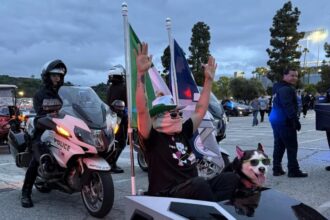 DJ Swagrman, Swaggy Wolfdog, LAPD, Dodger Stadium parking lot