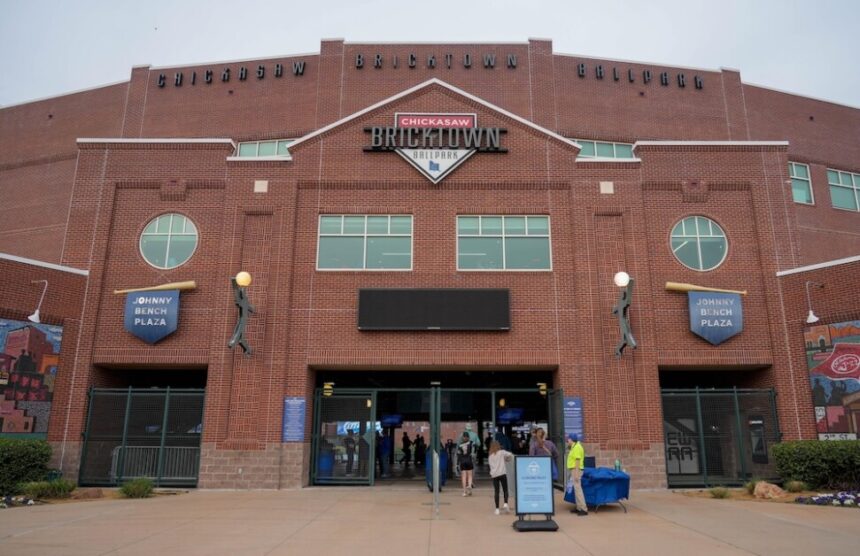 Chickasaw Bricktown Ballpark entrance