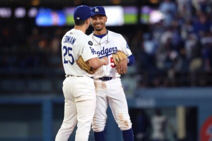 Tommy Edman, Mookie Betts, Dodgers win
