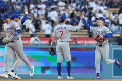 Nico Hoerner, Dansby Swanson, Pete Crow-Armstrong, Cubs win