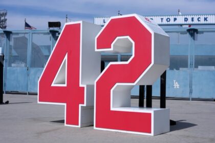 Jackie Robinson Day, Dodgers retired number