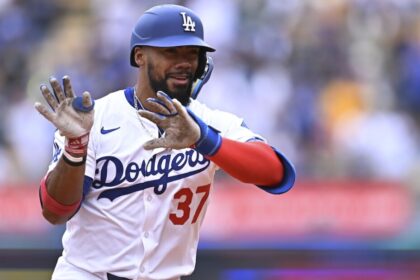 Teoscar Hernández, Dodgers celebration