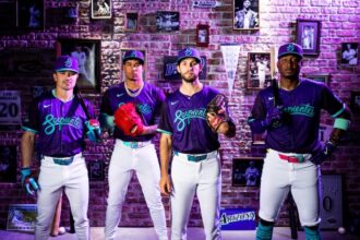 Corbin Carroll, Justin Martinez, Zac Gallen, Geraldo Perdomo, Arizona Diamondbacks City Connect