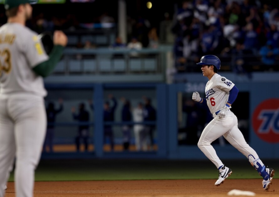 Recap: Hyeseong Kim Hits First Career Home Run To Help Dodgers Beat Athletics