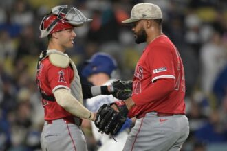 Logan O'Hoppe, Kenley Jansen, Angels win, Freeway Series, Armed Forces Day