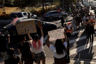 ICE raids protestors, Dodger Stadium entrance