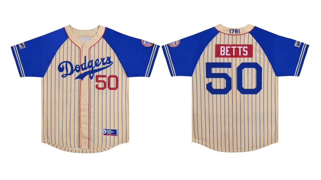 Mookie Betts, Dodgers Black Heritage Night jersey