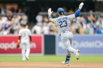 Michael Conforto, Dodgers celebration