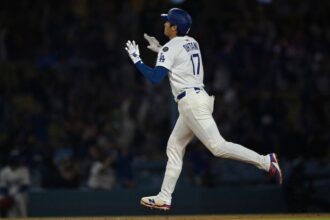 Shohei Ohtani, Dodgers celebration