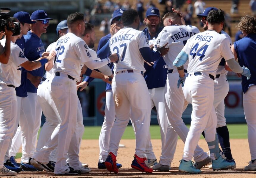 Shohei Ohtani, Bob Geren, Miguel Rojas, Teoscar Hernández, Clayton Kershaw, Freddie Freeman, Andy Pages, Dodgers walk-off win