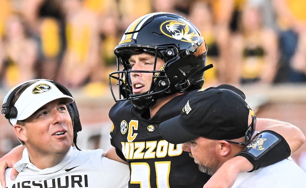 Dodgers Prospect Sam Horn Undergoing MRI After Knee Injury For Mizzou Football