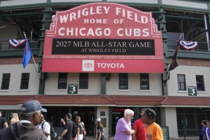 Wrigley Field entrance, 2027 MLB All-Star Game