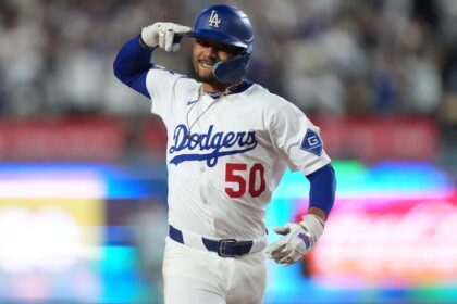 Mookie Betts, Dodgers celebration