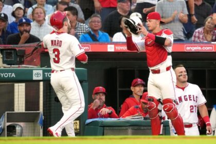 Taylor Ward, Logan O'Hoppe, Mike Trout, Freeway Series