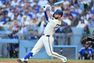 Michael Conforto, Dodgers City Connect, 2025 MLB Players Weekend