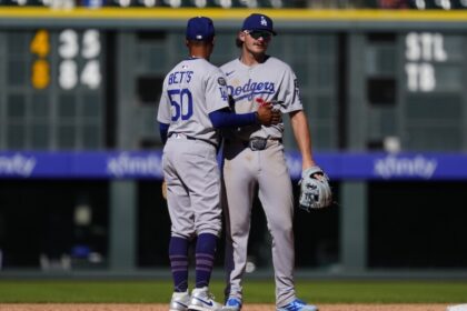 Mookie Betts, Alex Freeland, Dodgers win
