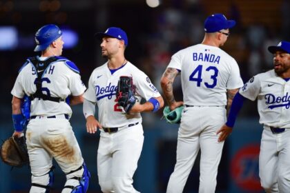 Will Smith, Michael Conforto, Anthony Banda, Justin Dean, Dodgers win