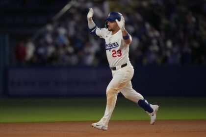 Michael Conforto, Dodgers celebration