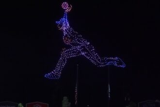 Sandy Koufax, Dodgers drones, Dodger Stadium drone show