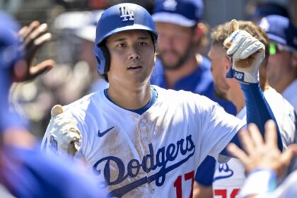 Shohei Ohtani, Miguel Rojas, Clayton Kershaw