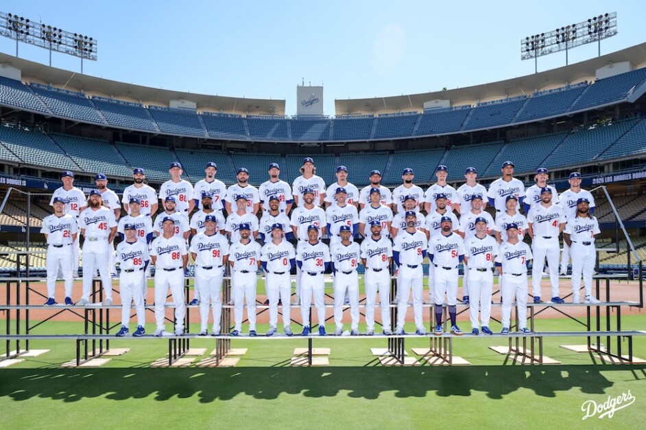 Behind The Scenes For 2025 Dodgers Team Photo Day At Dodger Stadium
