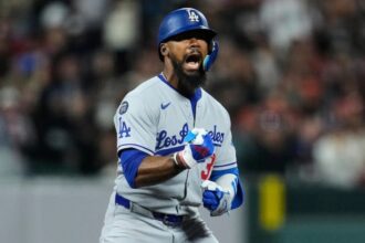 Teoscar Hernández, Dodgers celebration