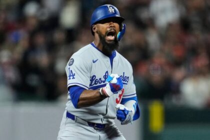 Teoscar Hernández, Dodgers celebration