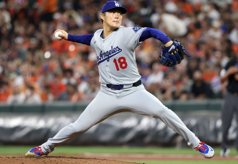 Recap: Yoshinobu Yamamoto nearly throws no-hitter in Dodgers walk-off loss