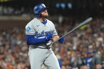 Max Muncy hit by pitch