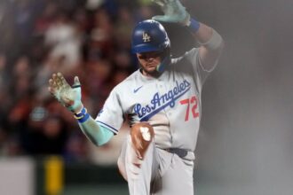 Miguel Rojas, Dodgers celebration
