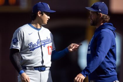 Shohei Ohtani, Clayton Kershaw, Dodgers win