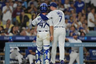 Ben Rortvedt, Blake Snell, Dave Roberts, Chris Woodward