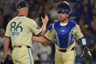 Jack Dreyer, Ben Rortvedt, Dodgers win, Dodgers City Connect