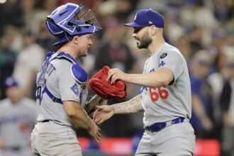 Ben Rortvedt, Tanner Scott, Dodgers win