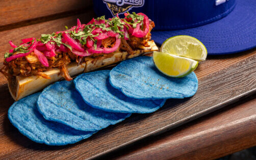 Cochinita pibil bone marrow tacos, 2025 World Series