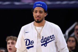 Tyrese Haliburton Dodgers jersey, 2025 NLCS