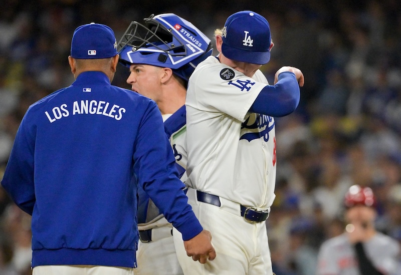 Dodgers manager downplays playoff concern with Emmet Sheehan
