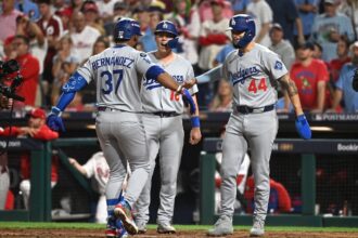 Teoscar Hernández, Will Smith, Andy Pages, 2025 NLDS