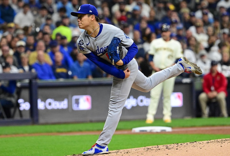 Yoshinobu Yamamoto, 2025 NLCS