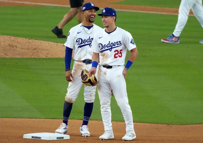 Mookie Betts, Tommy Edman, Dodgers win, 2025 NLCS