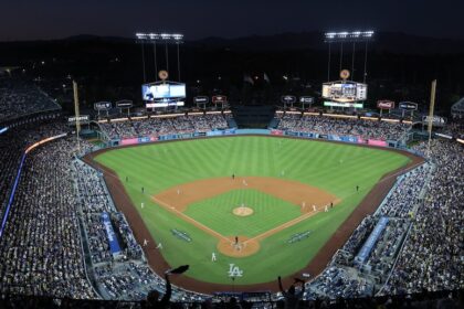 Dodger Stadium view, 2025 NLCS