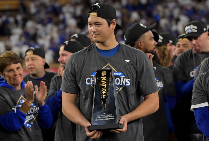 Shohei Ohtani NLCS MVP, Illan Kloss, Teoscar Hernández, Freddie Freeman, 2025 NLCS
