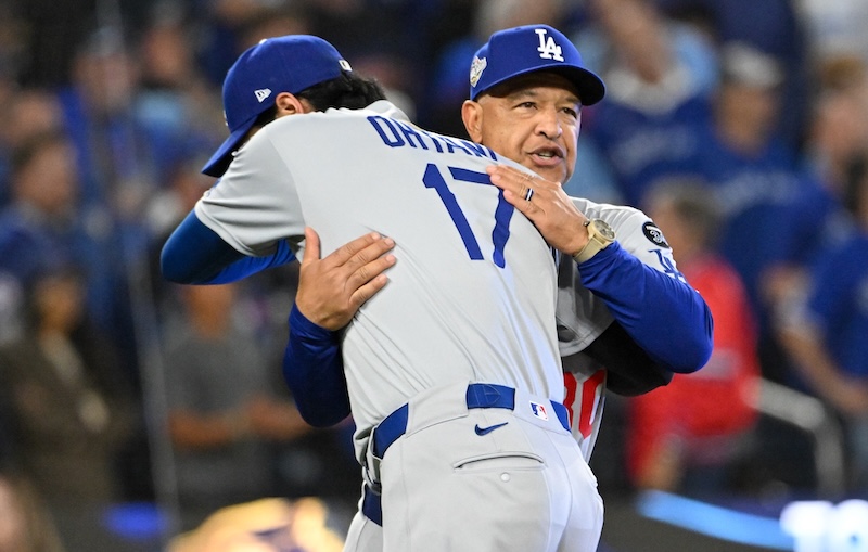 Shohei Ohtani, Dave Roberts, 2025 world Series