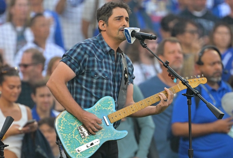 Brad Paisley's National Anthem A Harbinger For Classic Dodgers World Series Games