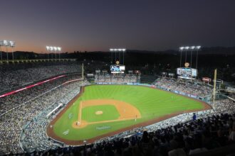 Dodger Stadium view, 2025 World Series