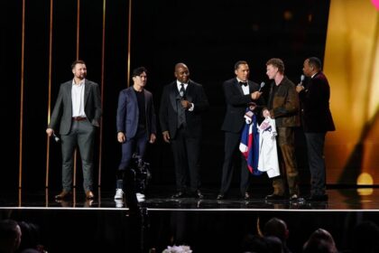 Cal Raleigh, Corbin Carroll, Mike Hill, Mark DeRosa, Pete Crow-Armstrong, Roy Wood Jr., 2025 MLB Awards Show, Team USA, World Baseball Classic