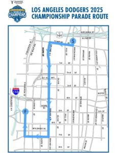 2025 Los Angeles Dodgers World Series Parade Route, Schedule & Details
